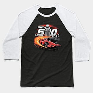 indy 500 Baseball T-Shirt